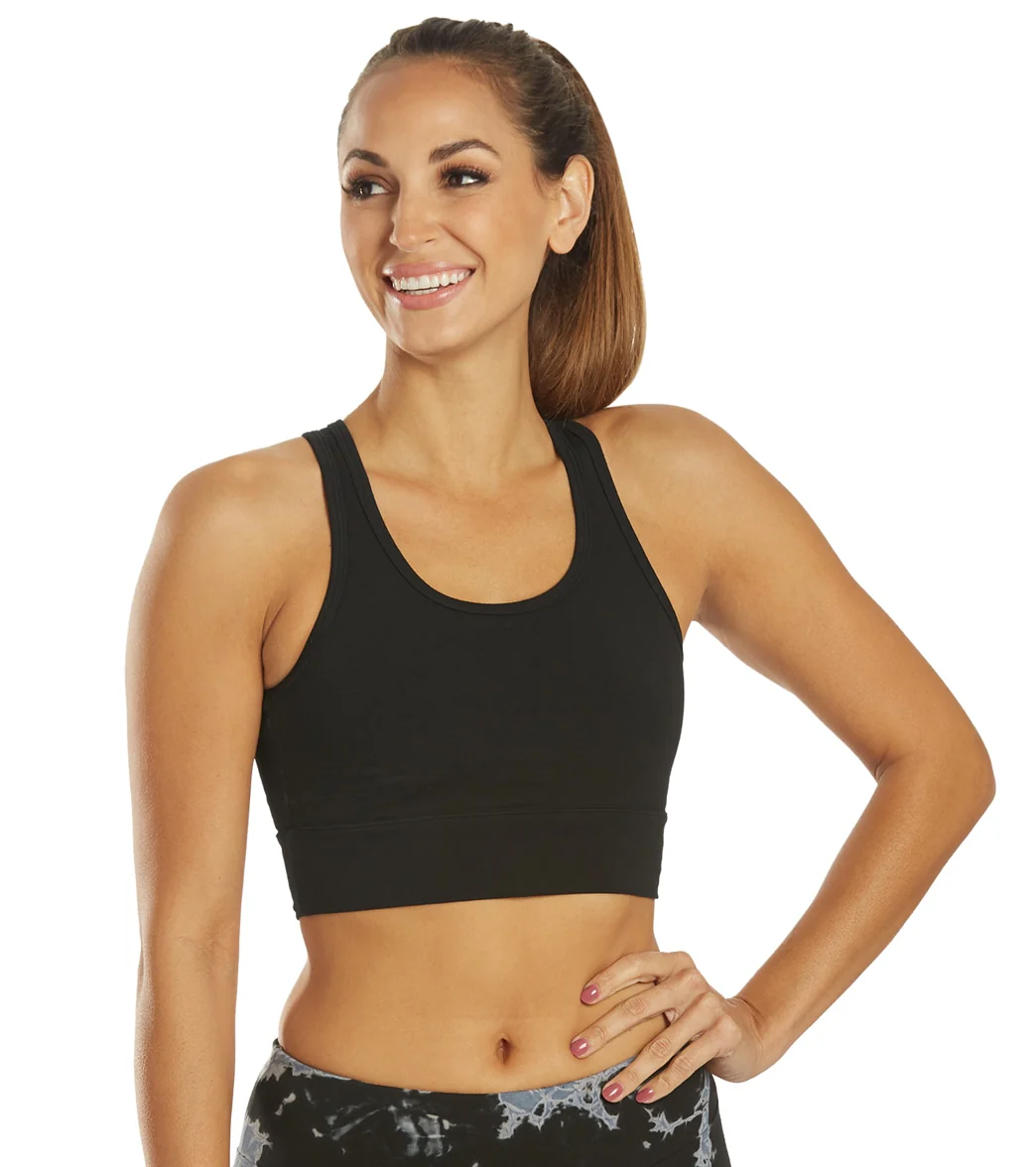 Hard Tail Midi Cutout Yoga Sports Bra