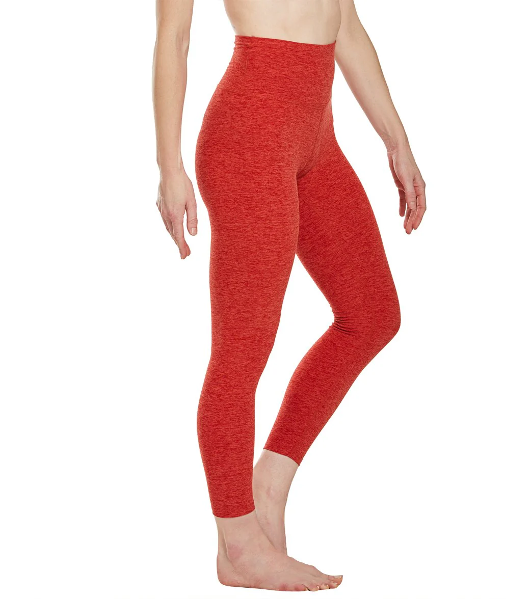 Beyond Yoga Spacedye High Waisted Caught In The Midi 7/8 Yoga Leggings Scarlet Sun Sienna