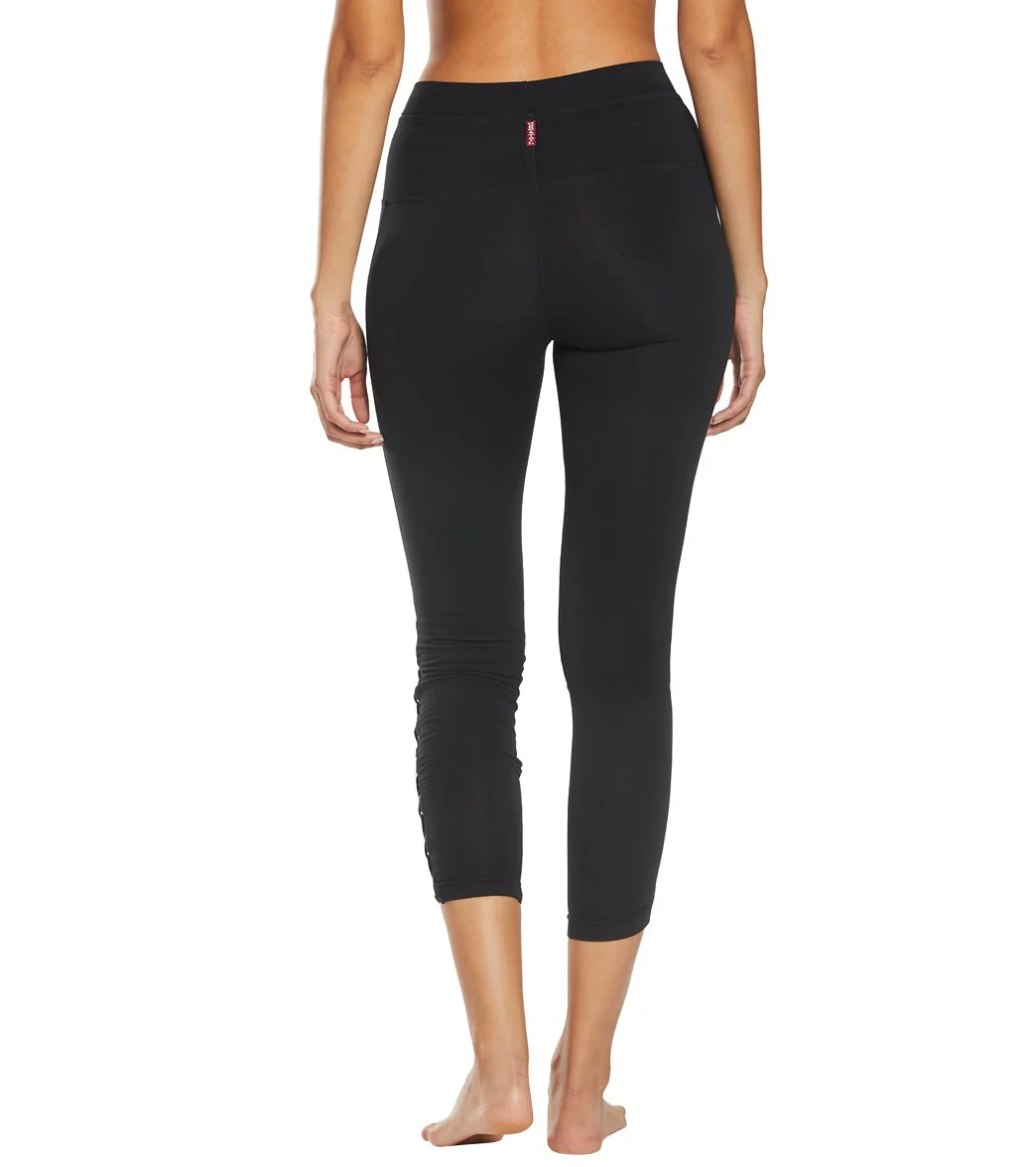 Hard Tail Laced Yoga Capris