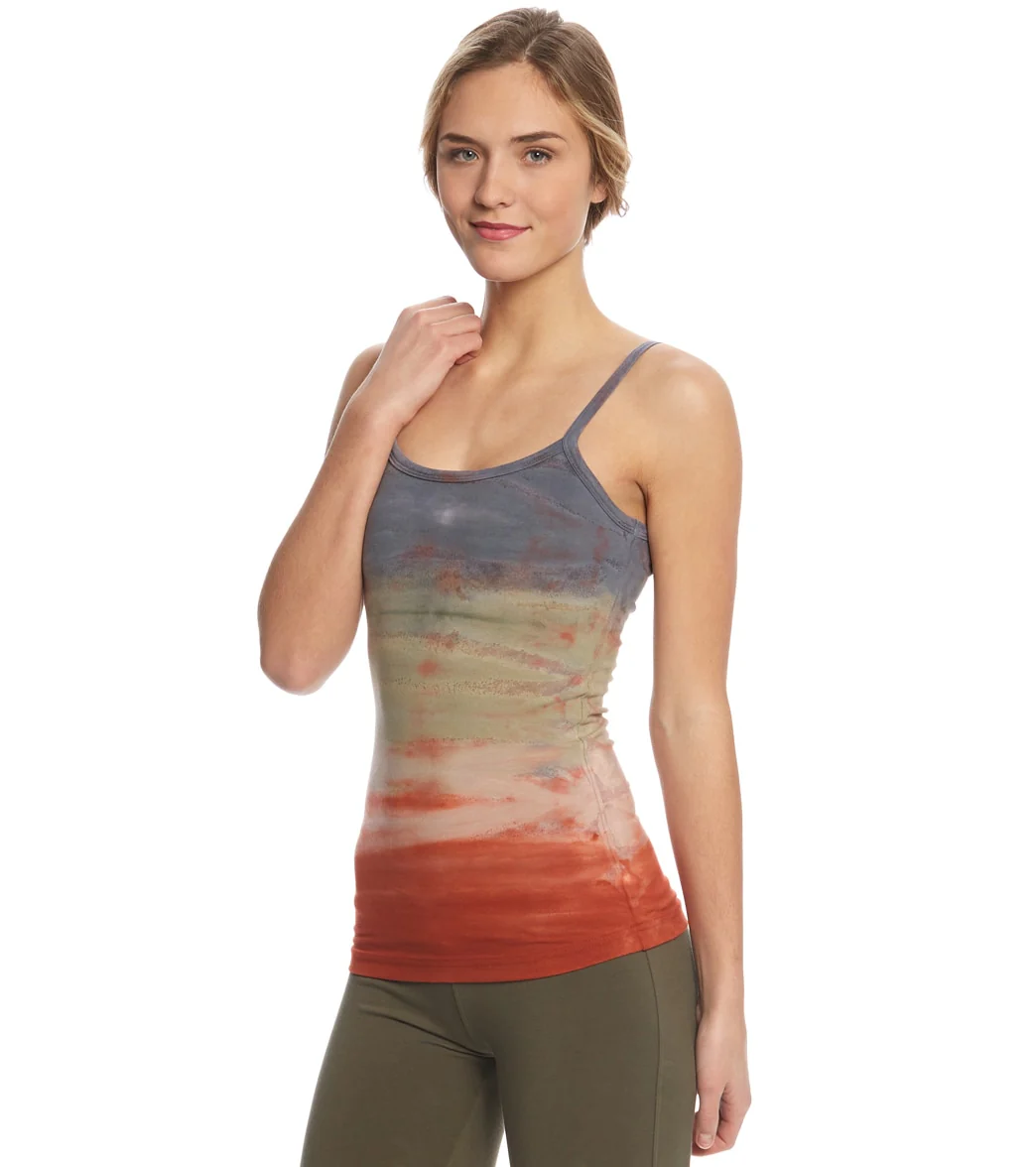 Hard Tail Scoop Back Yoga Tank Top with Bra