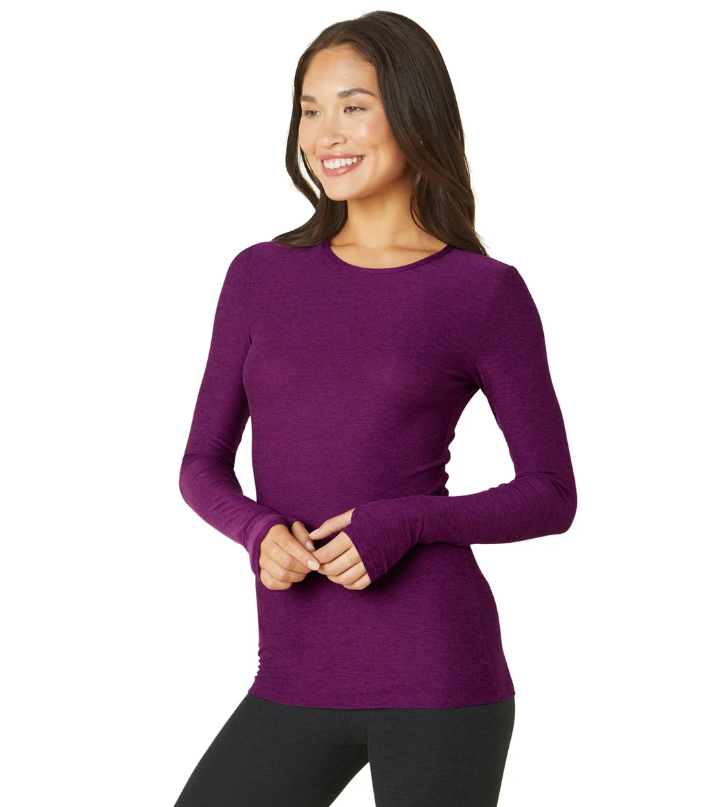 Beyond Yoga Featherweight Spacedye Classic Crew Pullover