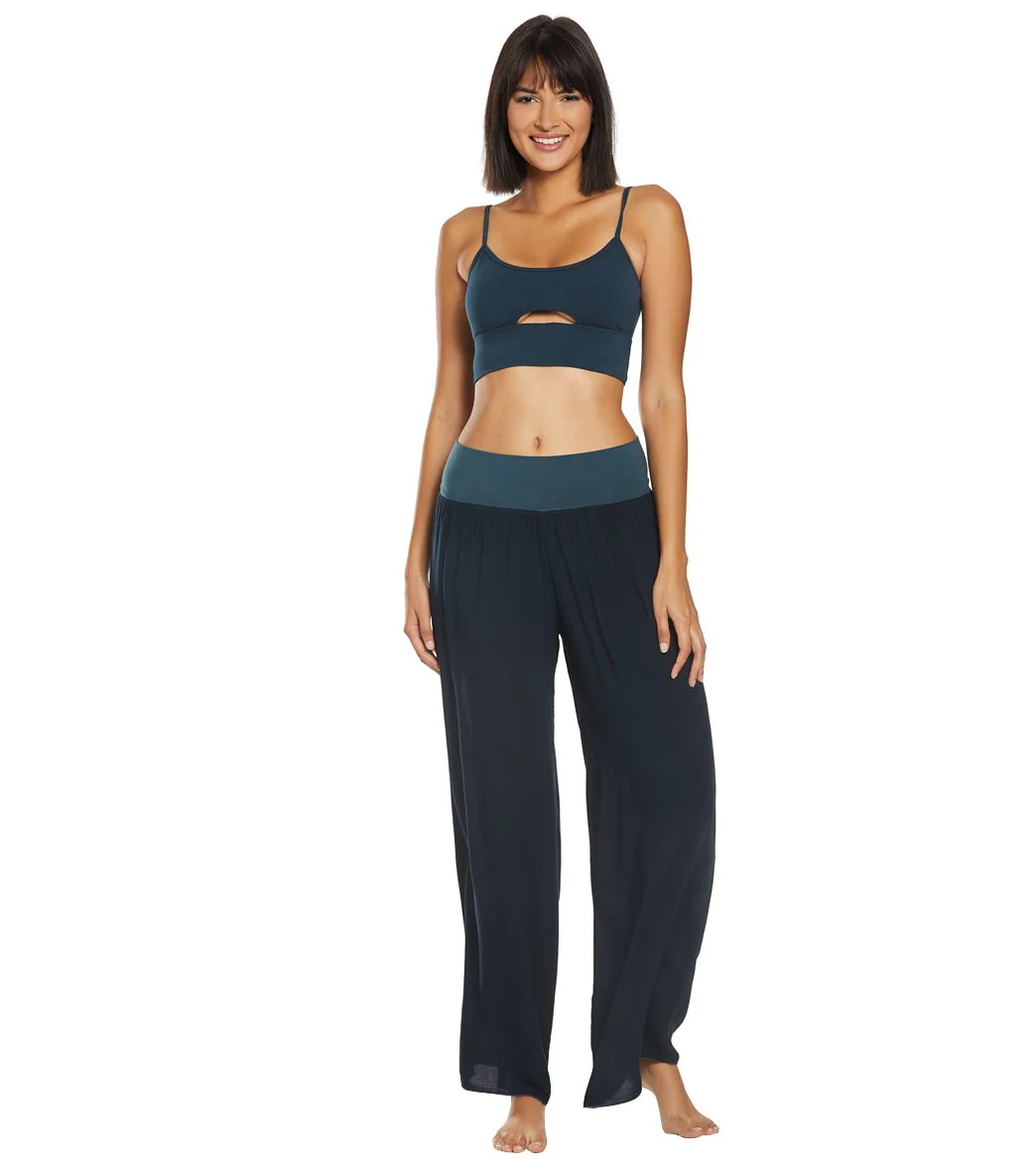 Hard Tail Low Back Cut Out Midi Sports Bra