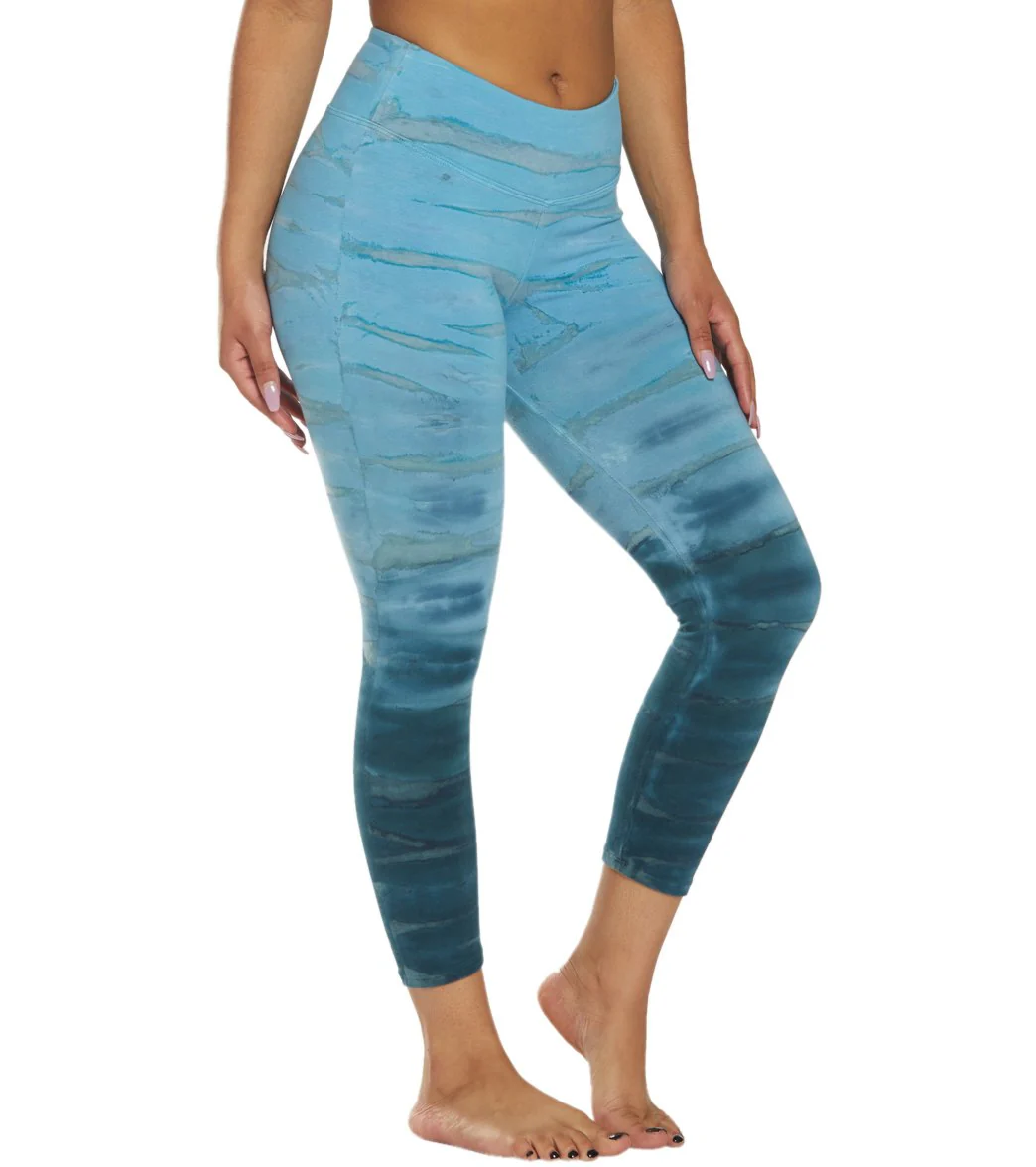 Hard Tail Flat Waisted Cotton Yoga Capris
