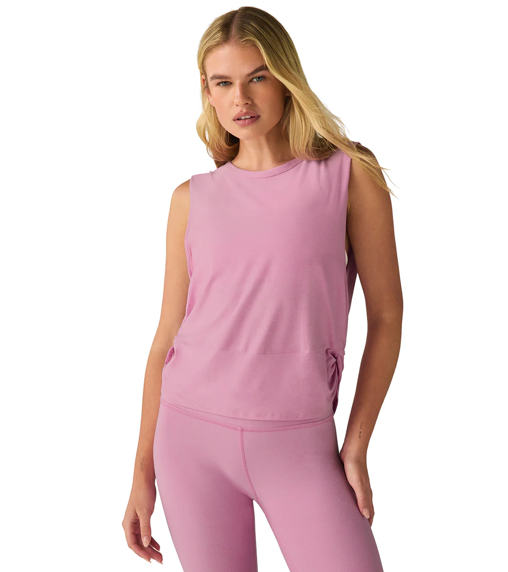 Beyond Yoga Featherweight Side Note Twist Tank