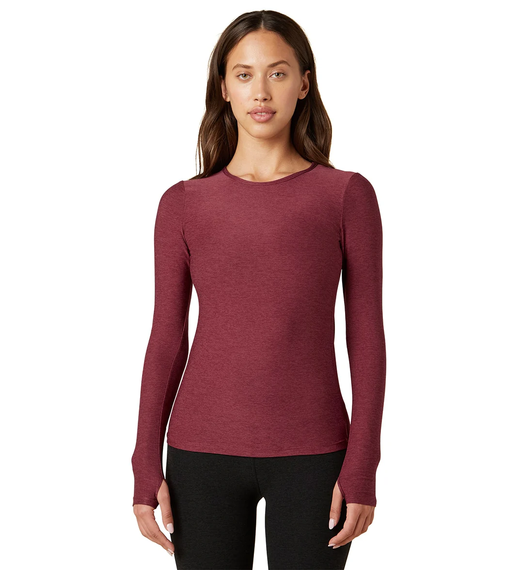 Beyond Yoga Featherweight Spacedye Classic Crew Pullover