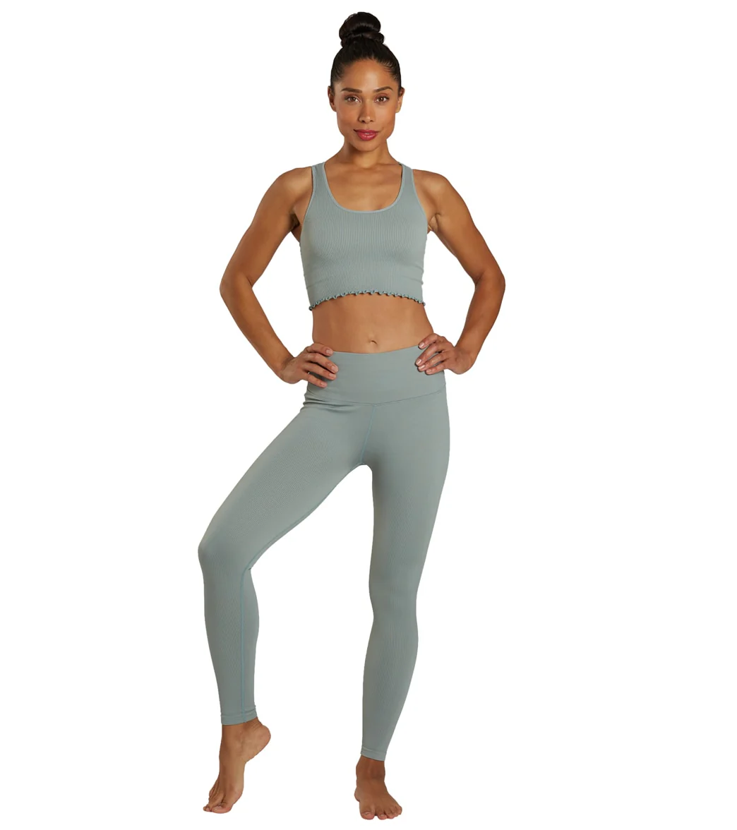 Spiritual Gangster Love Sculpt 7/8 Ruffle Legging
