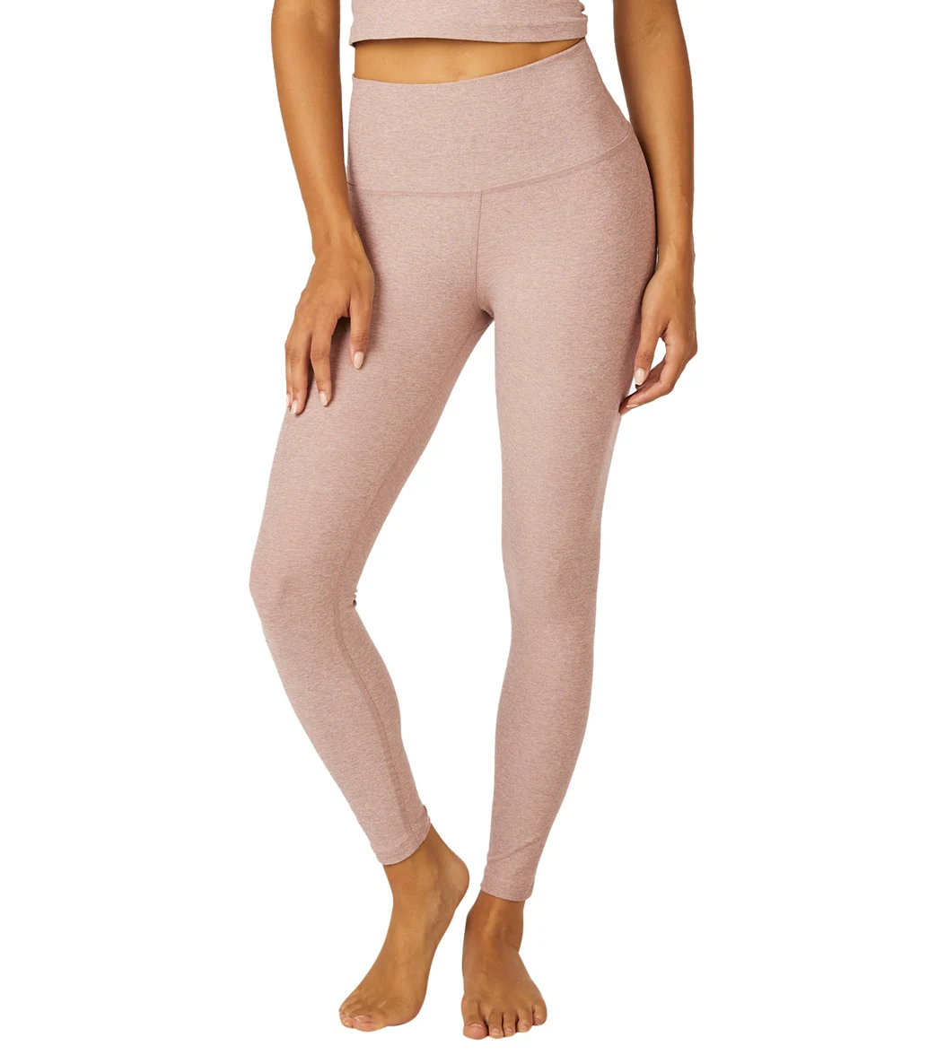 Beyond Yoga Spacedye High Waisted Caught In The Midi 7/8 Yoga Leggings Chai