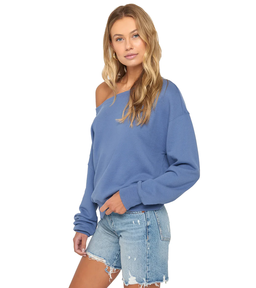 Spiritual Gangster La Vida Off Shoulder Long Sleeve