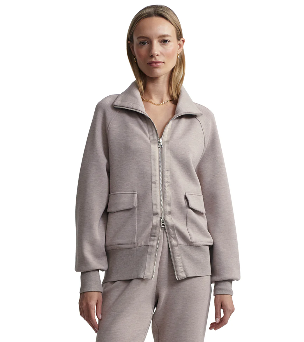 Varley Roxbury Zip Through Sweater