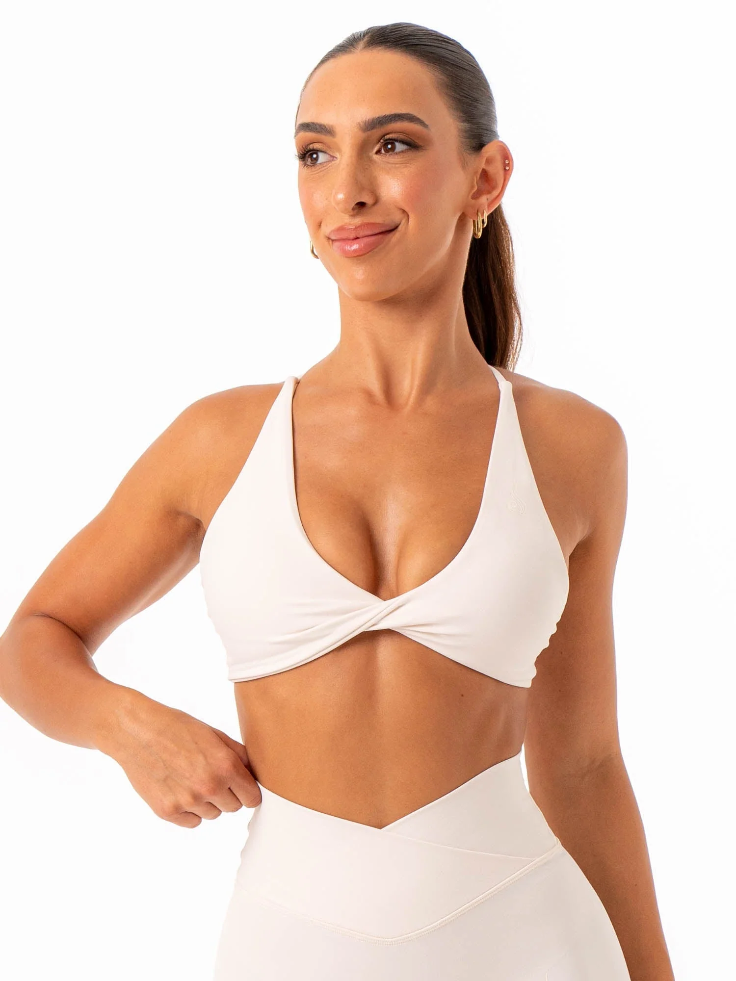 NKD Twist Sports Bra - Off White