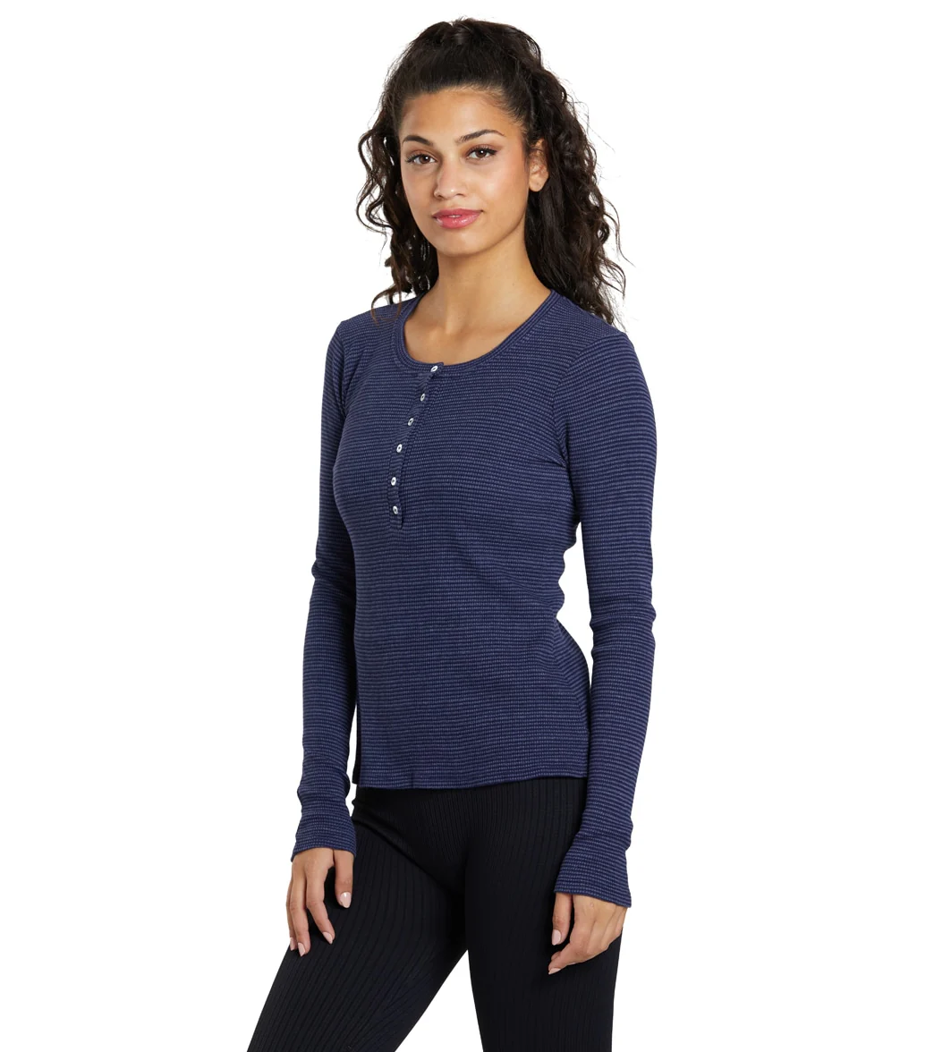 NUX Henley Long Sleeve