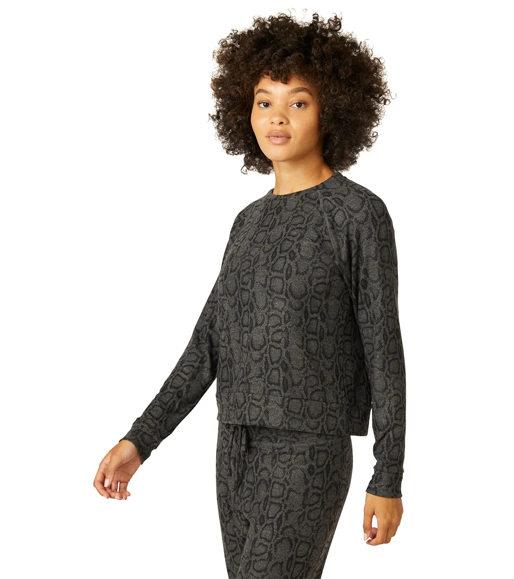 Beyond Yoga Hacci Favorite Raglan Crew Yoga Pullover