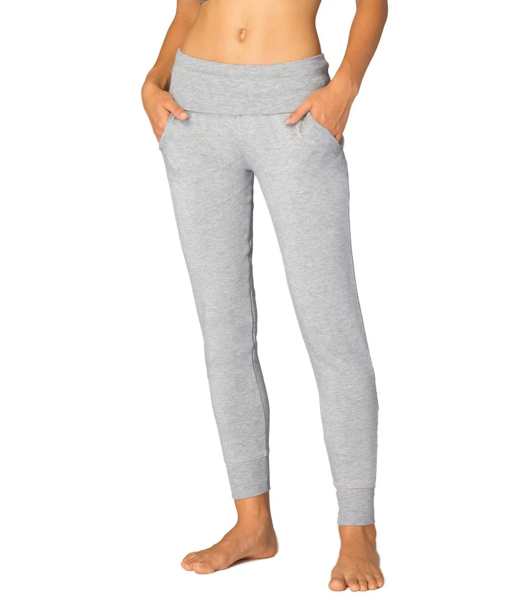 Beyond Yoga Cozy Fleece Foldover Long Sweatpant Joggers