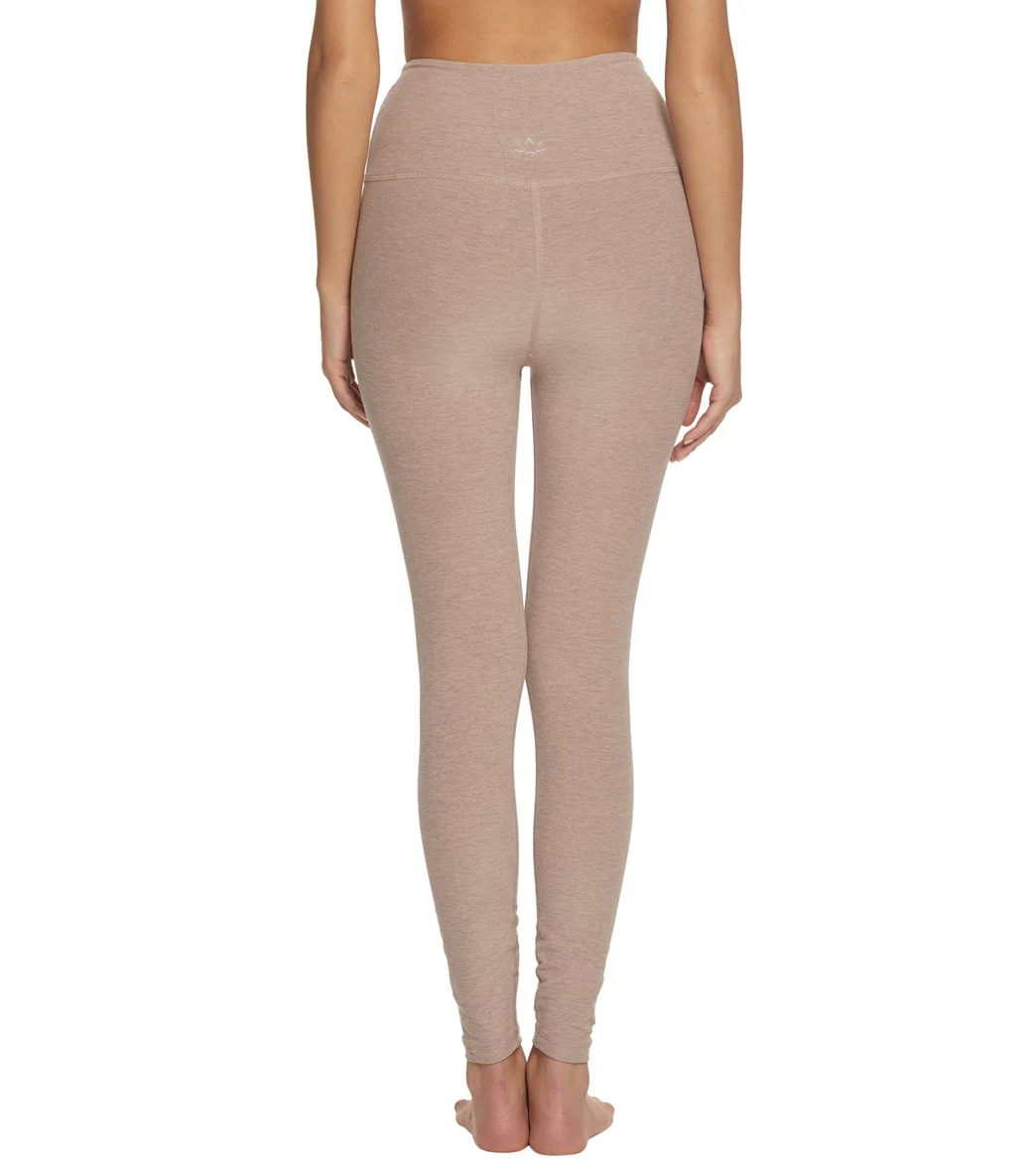 Beyond Yoga Spacedye High Waisted Caught In The Midi 7/8 Yoga Leggings Wild Wisteria/Brazen Blush