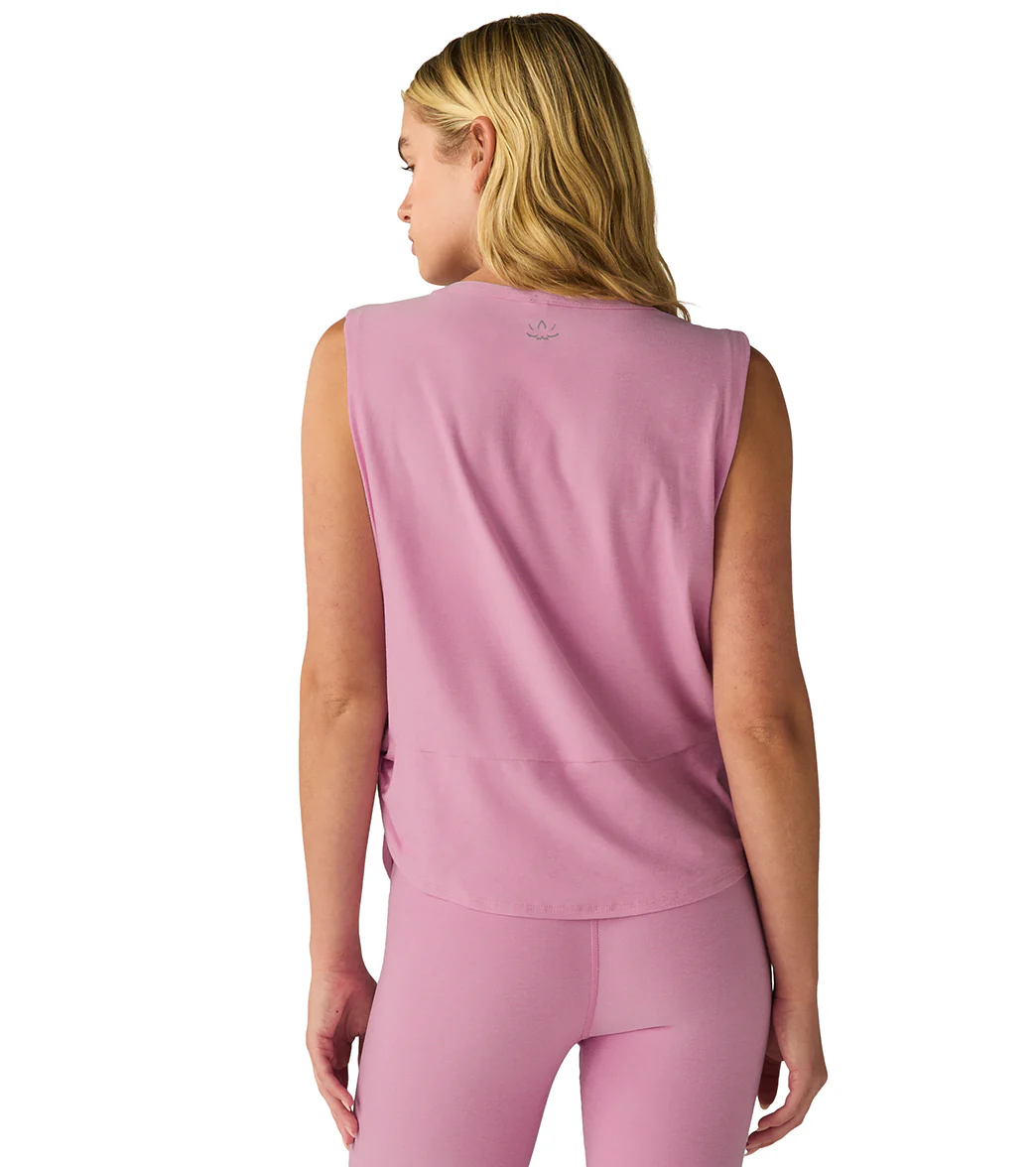 Beyond Yoga Featherweight Side Note Twist Tank