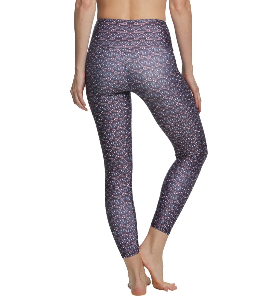 Onzie High Waisted Basic 7/8 Yoga Leggings Awake