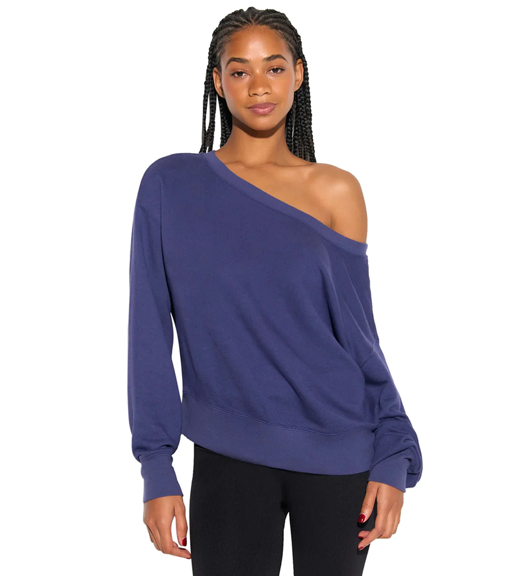 Spiritual Gangster La Vida Off Shoulder Long Sleeve