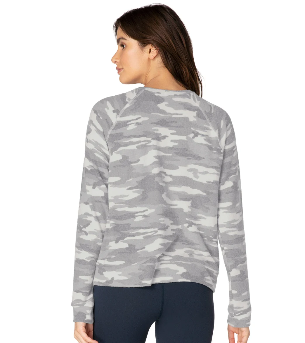 Beyond Yoga Hacci Favorite Raglan Crew Yoga Pullover