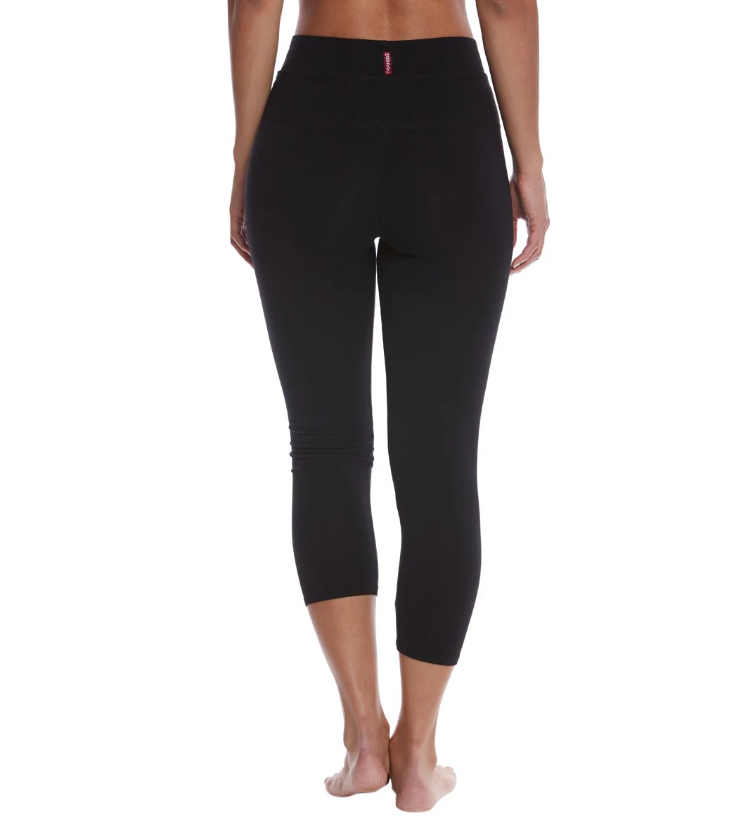 Hard Tail High Rise Cotton Yoga Capris
