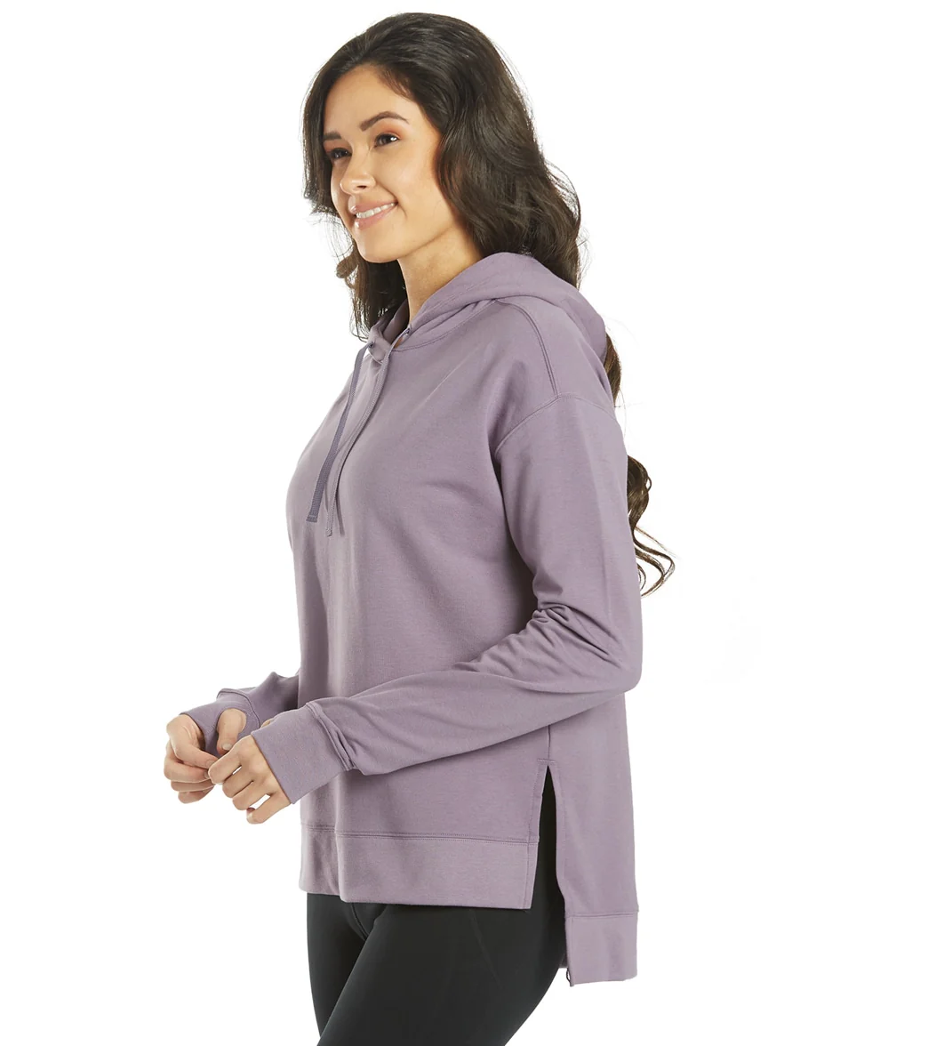 Everyday Yoga Diverse Solid Hi-Low Hooded Sweatshirt