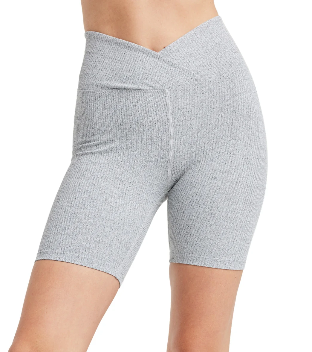 Year of Ours Ribbed V-Waist Biker Short