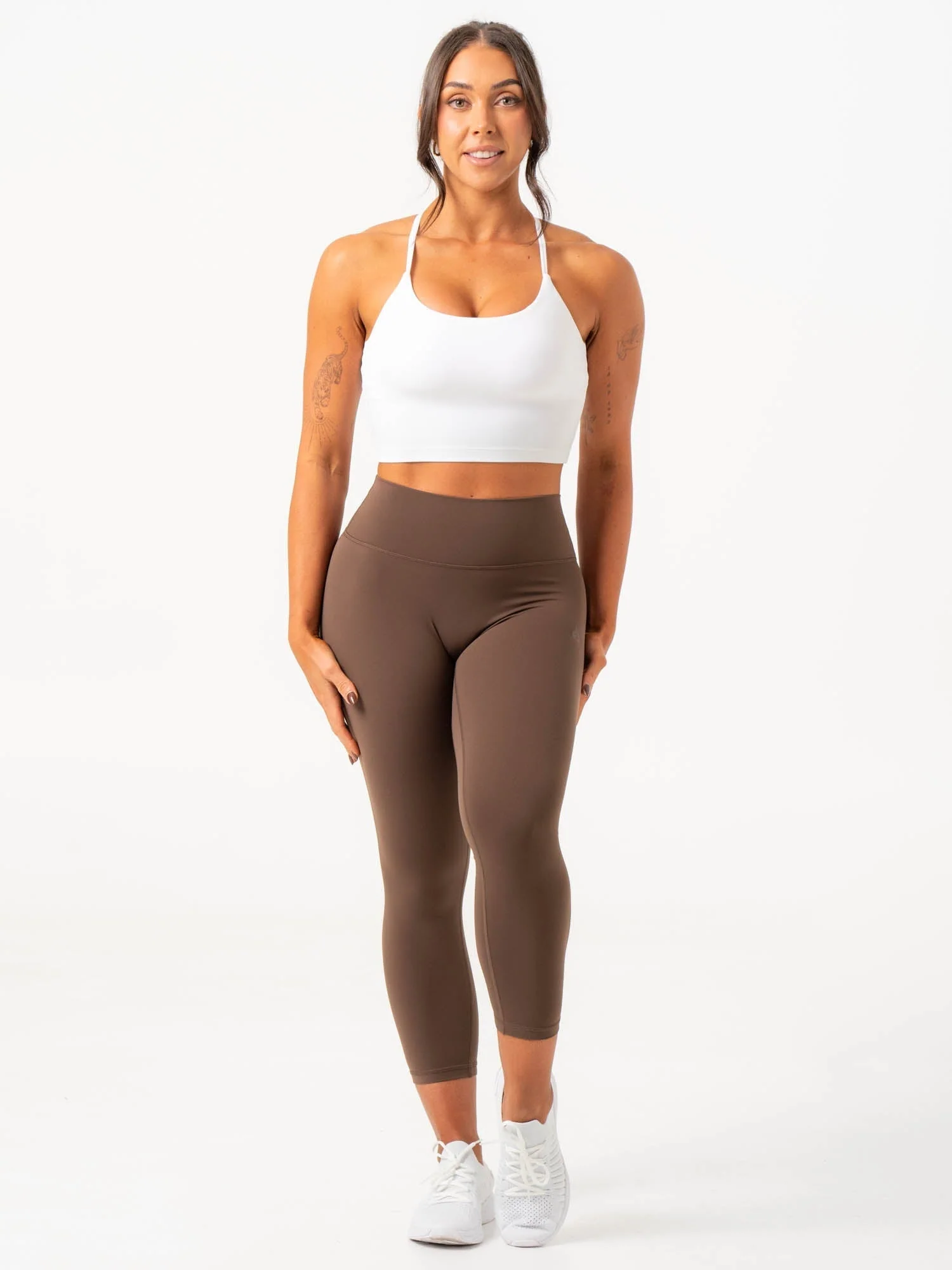 NKD 7/8 Leggings - Chocolate