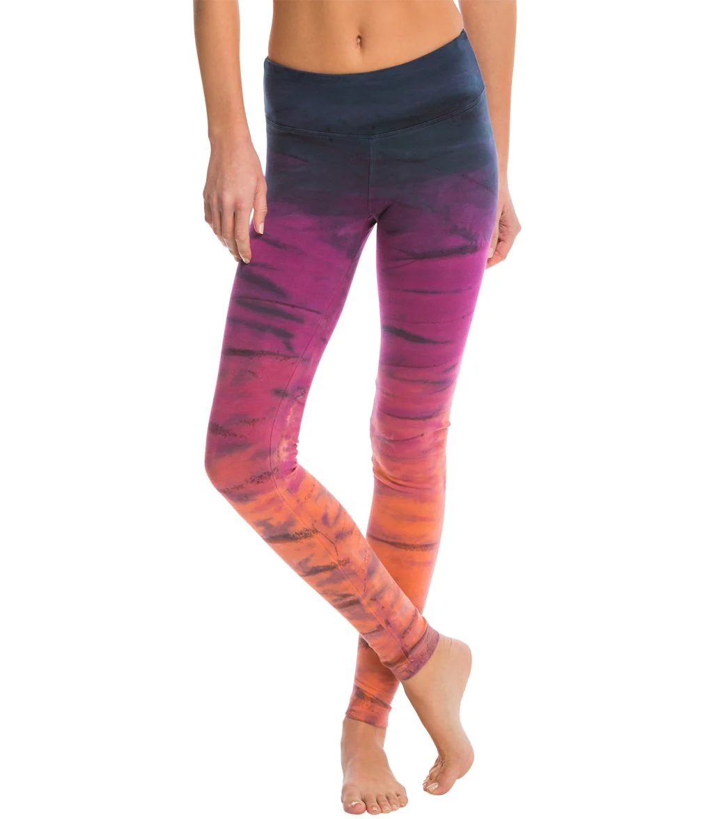 Hard Tail Flat Waist Cotton Ankle Yoga Leggings
