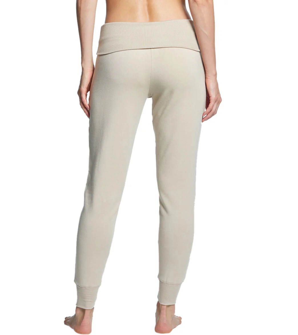 Beyond Yoga Cozy Fleece Foldover Long Sweatpant Joggers