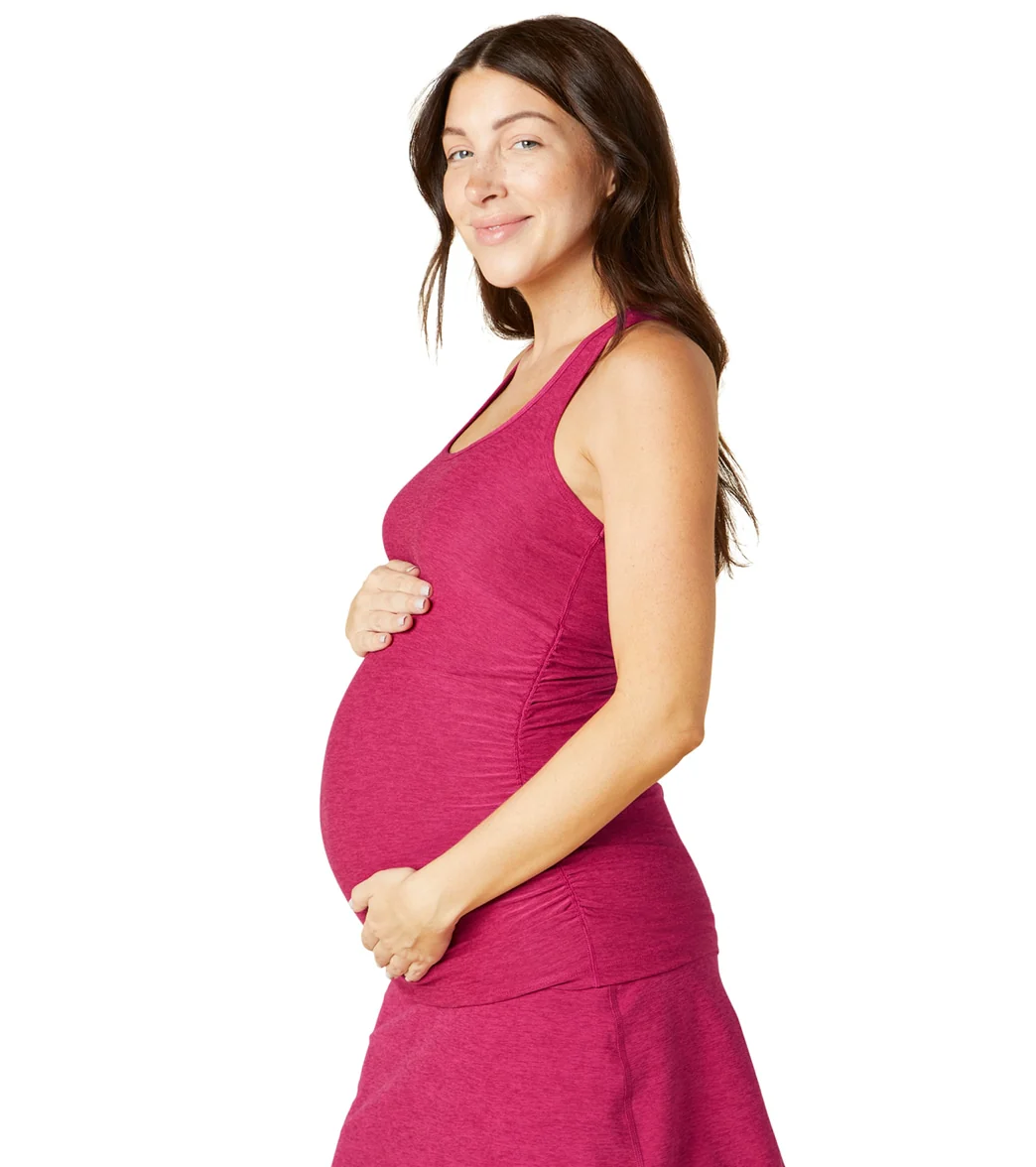 Beyond Yoga Maternity Travel Racerback Tank