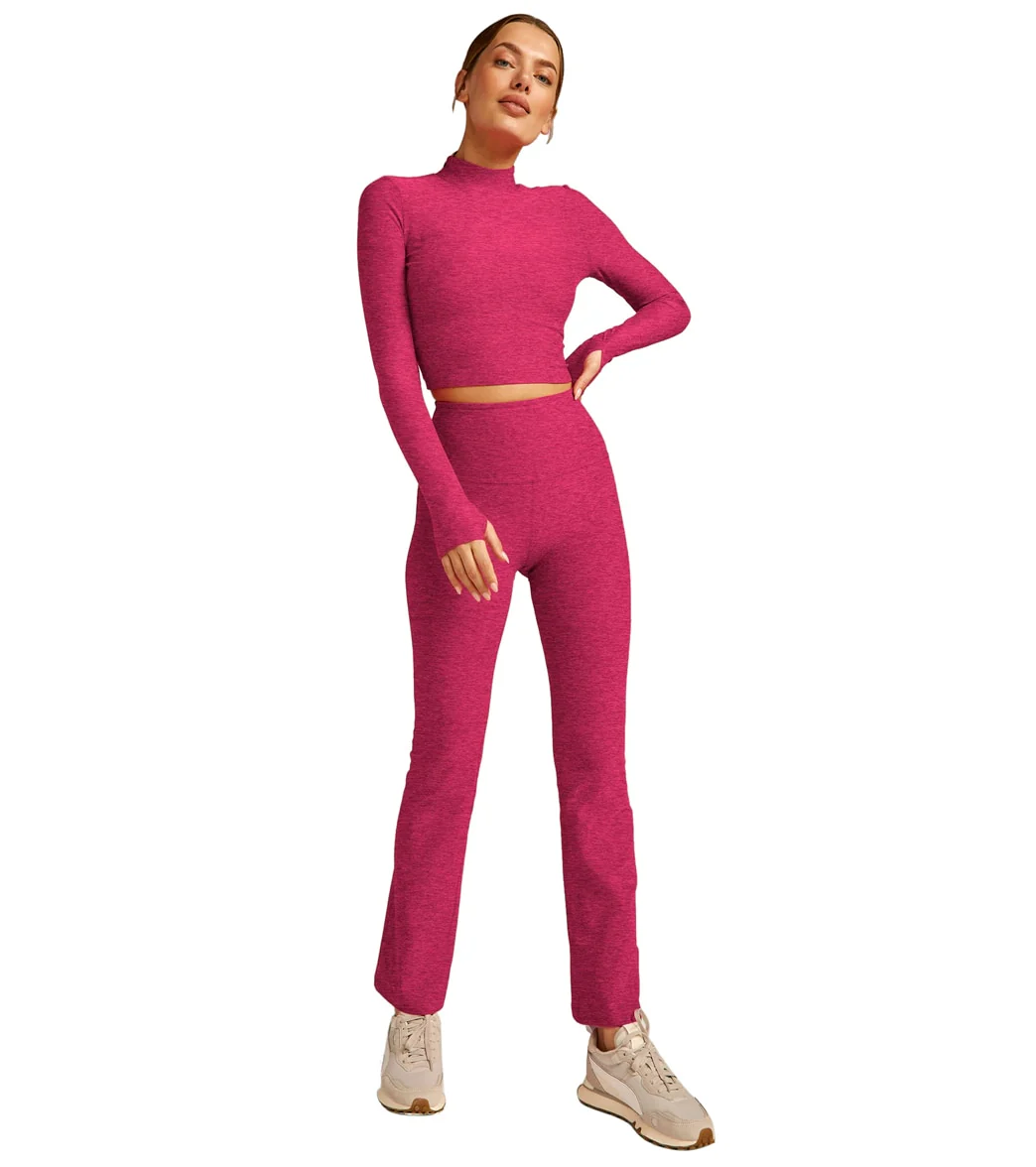 Beyond Yoga Featherweight Moving On Cropped Pullover
