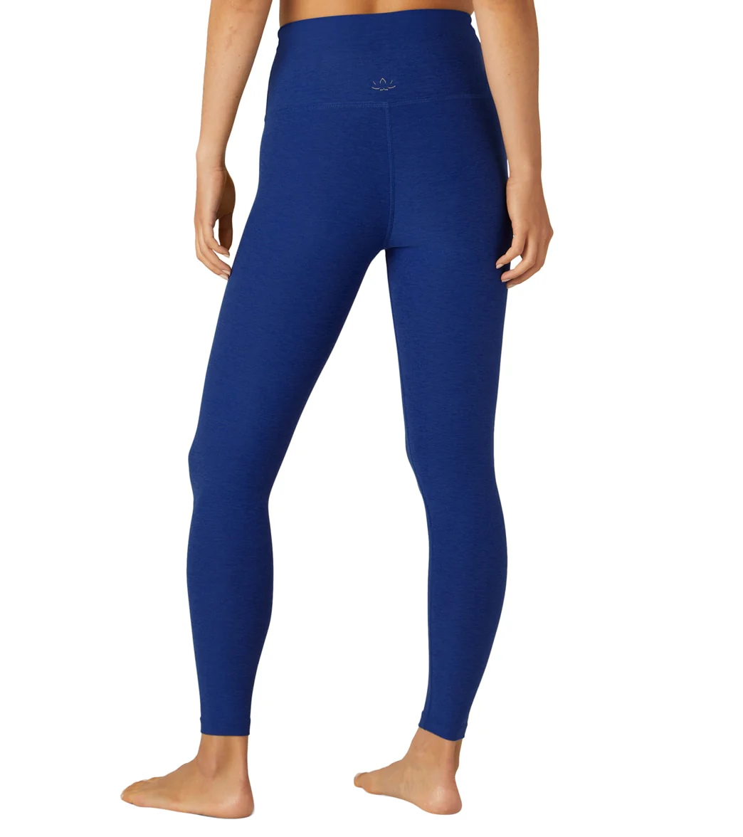Beyond Yoga Spacedye High Waisted Caught In The Midi 7/8 Yoga Leggings Electric Royal Heather