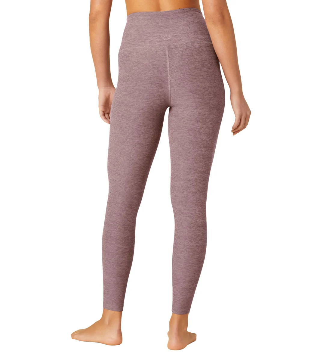 Beyond Yoga Spacedye High Waisted Caught In The Midi 7/8 Yoga Leggings Silverberry Heather