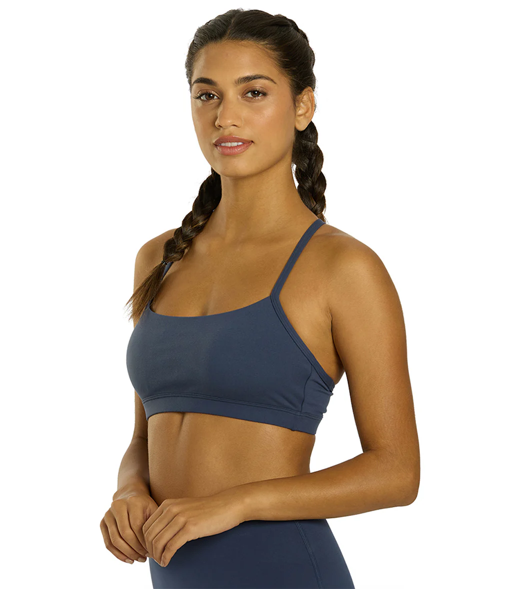 Everyday Yoga Delight Solid Racer Back Sports Bra