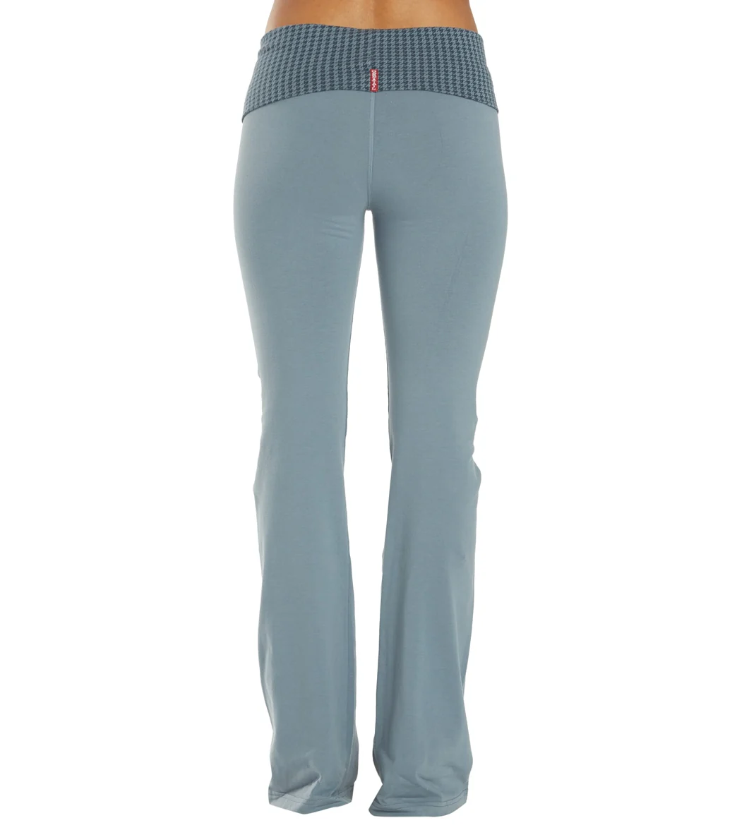 Hard Tail Contour Rolldown Bootleg Flare Pant