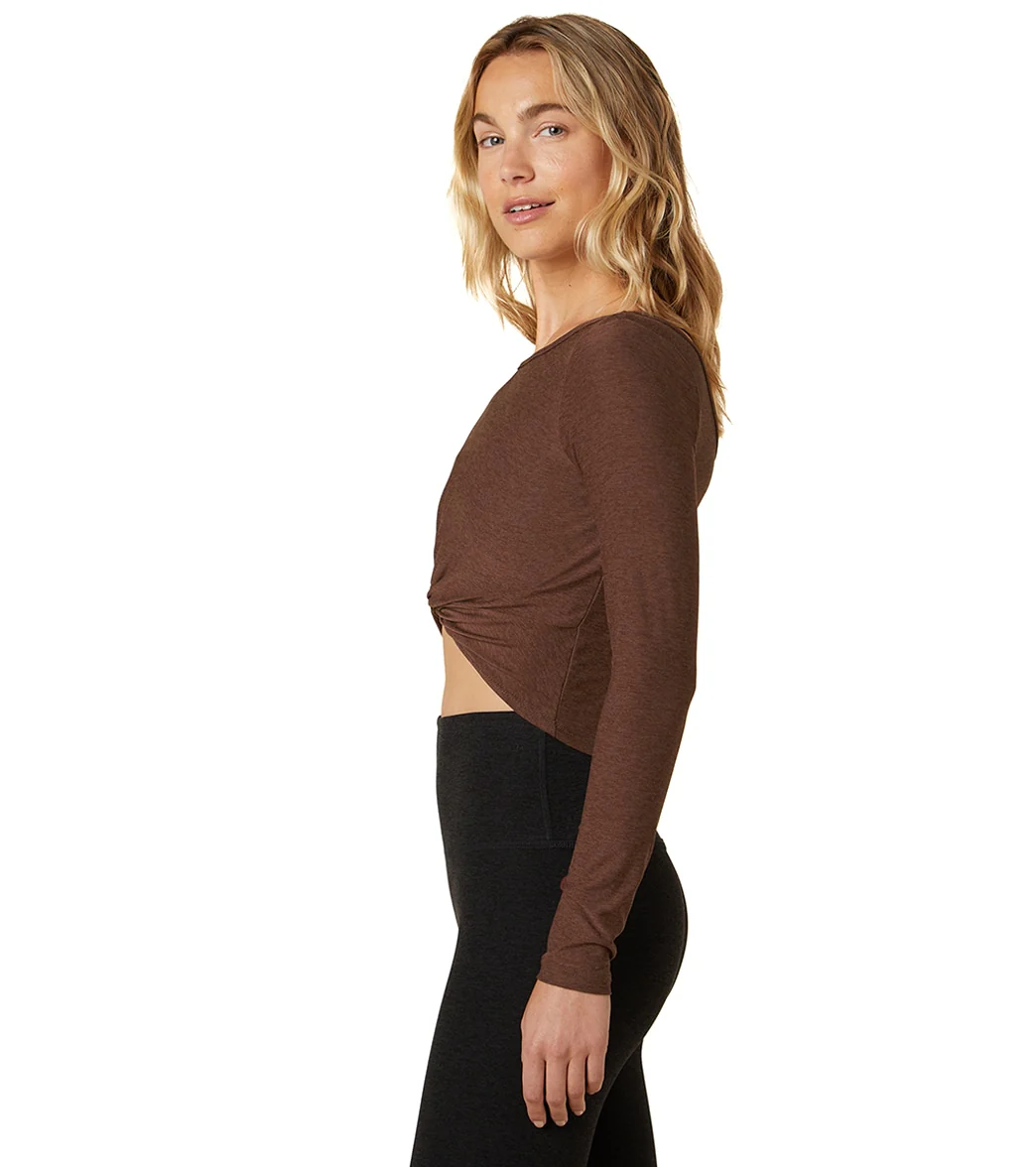 Beyond Yoga Featherweight Twist Of Fate Pullover