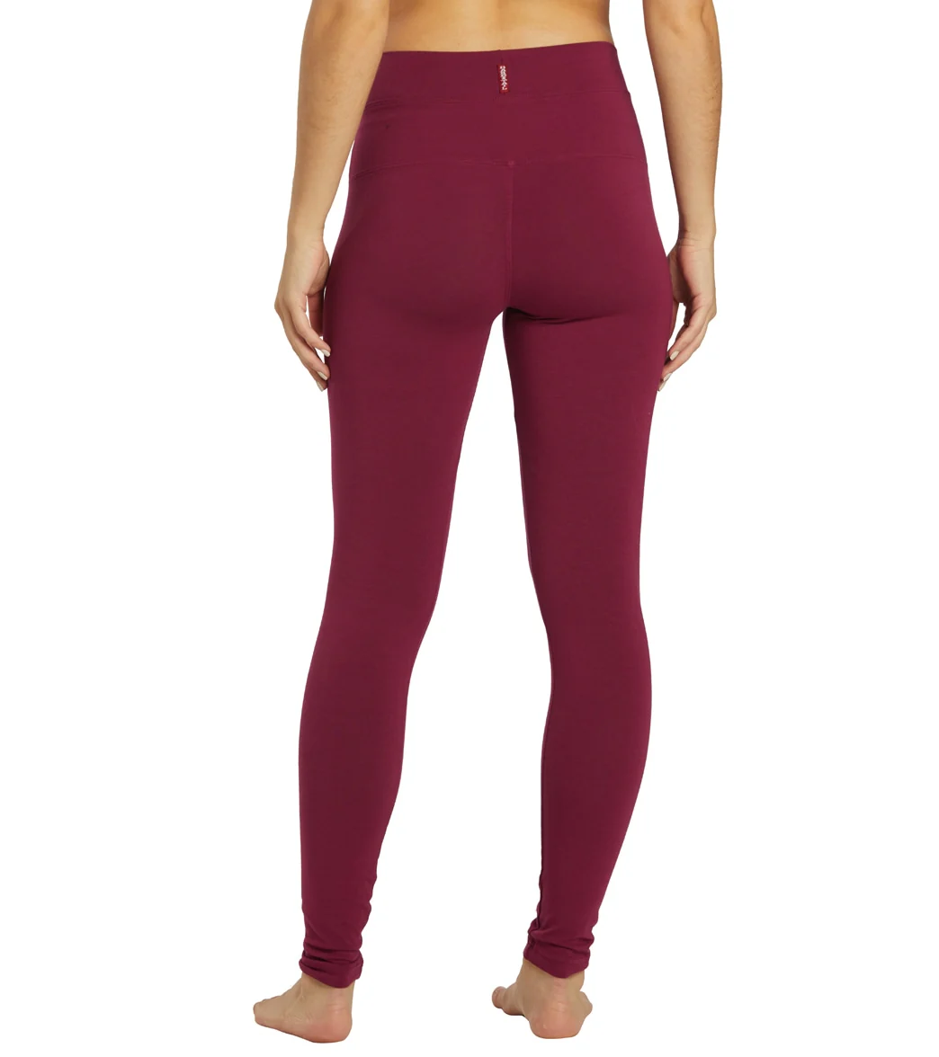 Hard Tail High Waisted Cotton Ankle Yoga Leggings