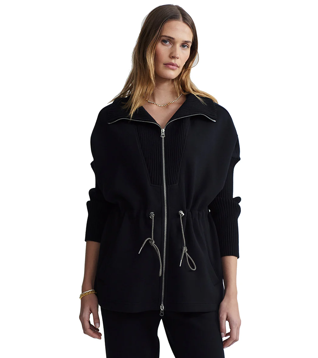 Varley Palen Longline Zip Through