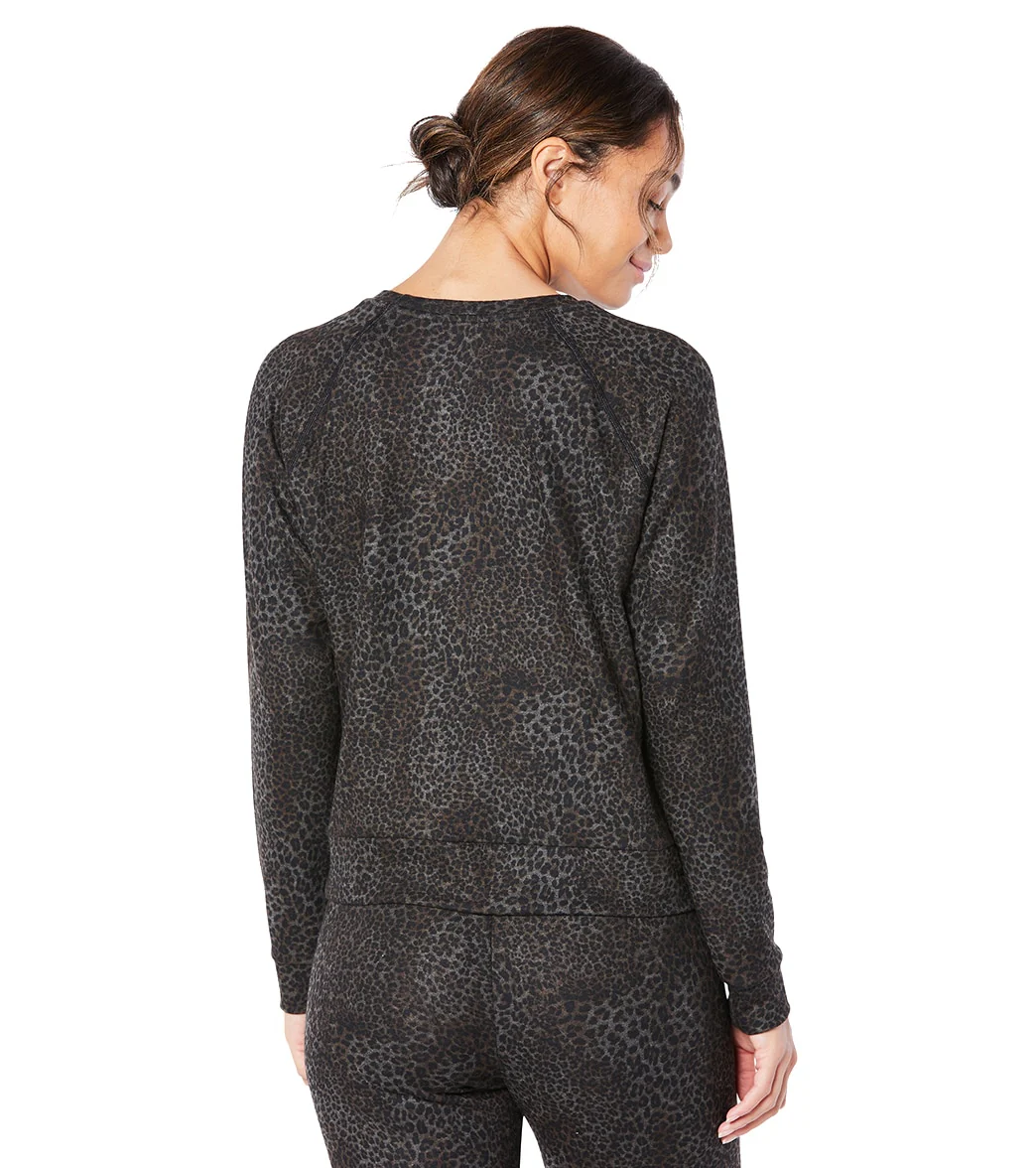 Beyond Yoga Hacci Favorite Raglan Crew Yoga Pullover