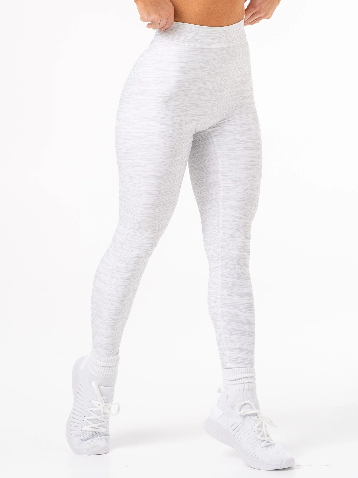 NKD V Scrunch Leggings - Grey Marl