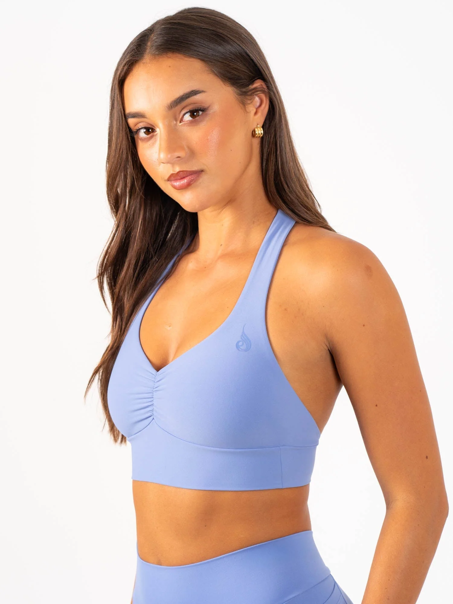 NKD Scrunch Halter Bra - Dreamy Blue