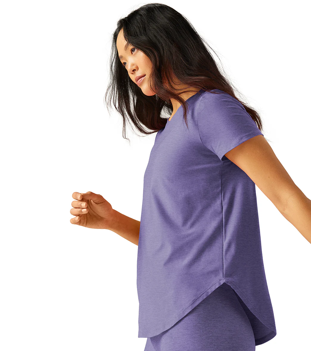 Beyond Yoga Featherweight Spacedye On the Down Low Yoga Tee