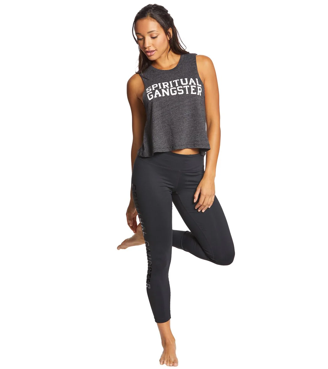 Spiritual Gangster SG Varsity Crop Tank