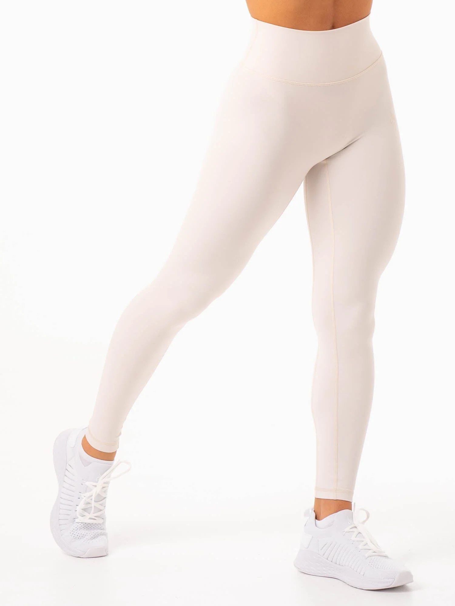 NKD High Waisted Scrunch Leggings - Bone