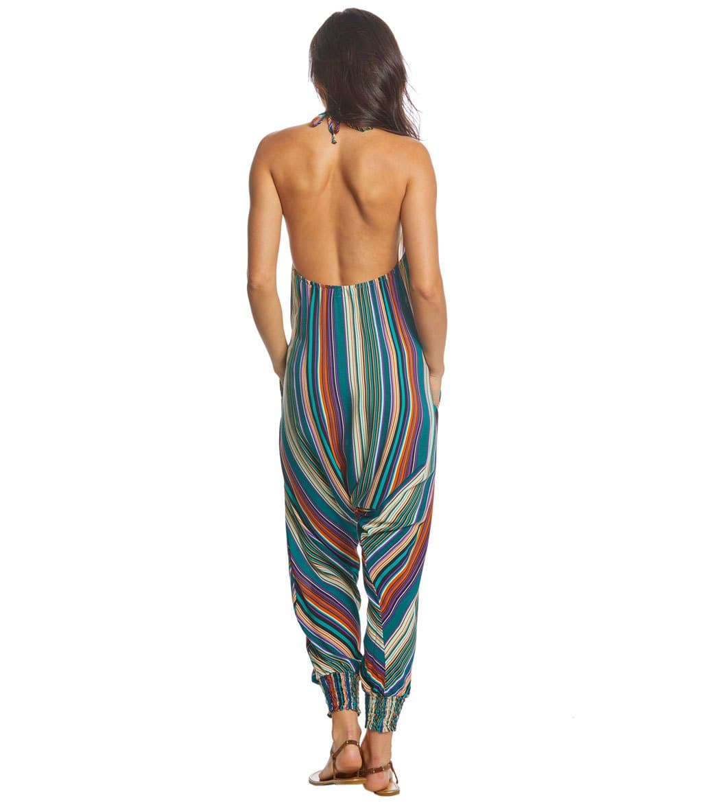 Buddha Pants Stripes Harem Jumpsuit