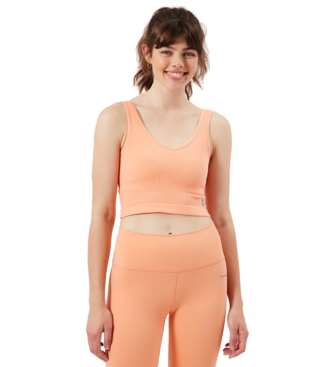 Cream Yoga Cindy Tank Top