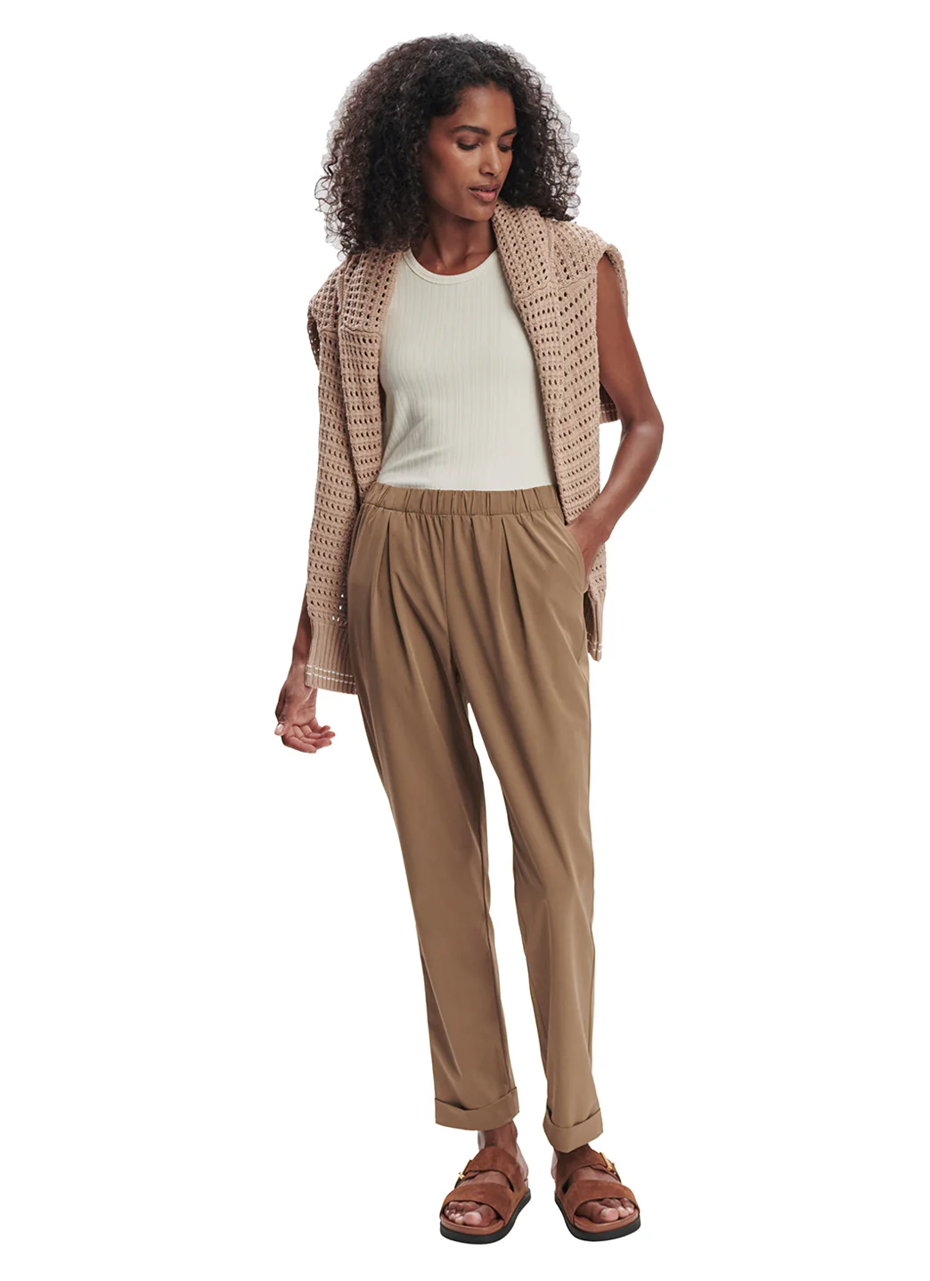 Varley Alana Slim Tapered Cuff 27 Pant