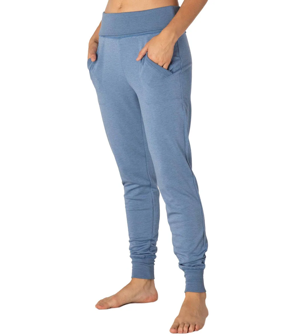 Beyond Yoga Cozy Fleece Foldover Long Sweatpant Joggers