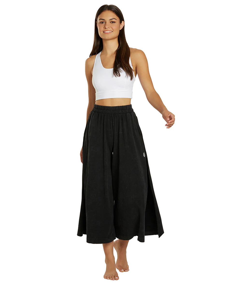 Free People Hot Shot Slit Wide Leg Pant
