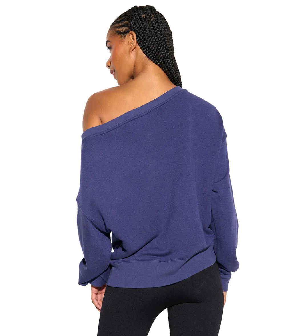 Spiritual Gangster La Vida Off Shoulder Long Sleeve