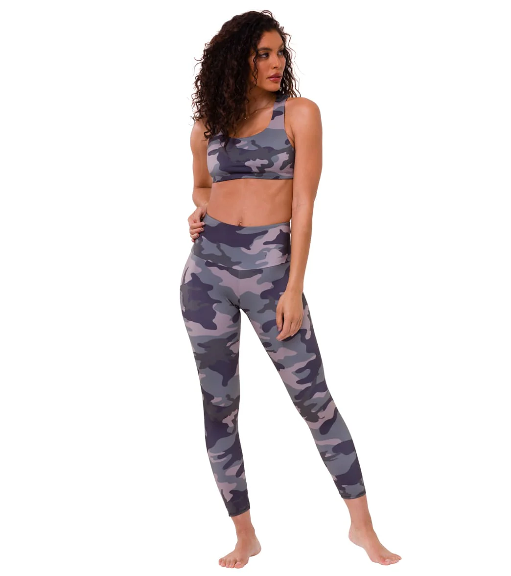 Onzie High Waisted Basic 7/8 Yoga Leggings COMBAT CAMO